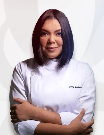 Retrato da Chef Geicy Galindo